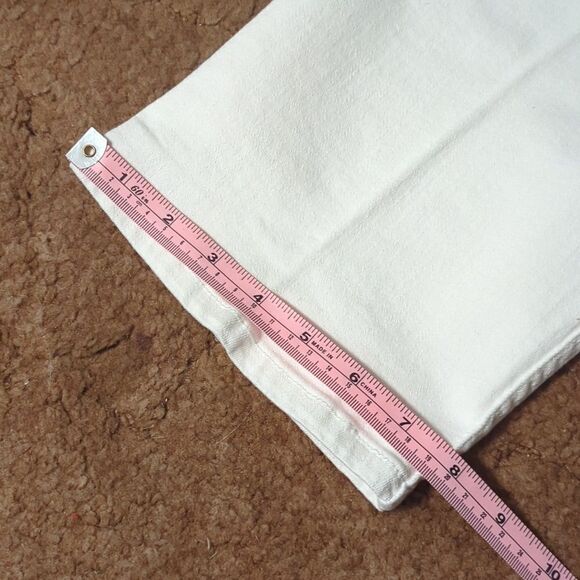 Rafaella Weekend Capri Jeans Womens Sz 12 olive green Wash Denim Stretch - Picture 8 of 10